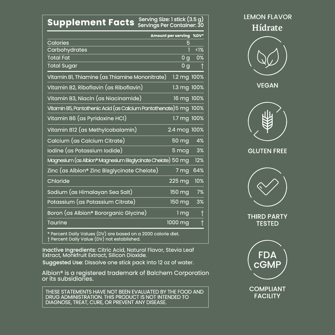 Hídrate (Electrolyte Hydration Powder) – Ivim Health Shop